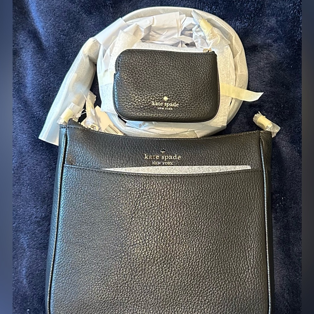 2 pieces Kate Spade Rosie North South Swingpack Crossbody and coin purse - Picture 5 of 9